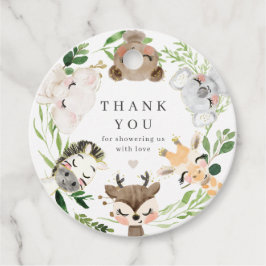 Recuerdos Etiquetas de Favor para Baby Shower de Animales de