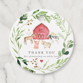 Recuerdos Etiquetas de Favor para Baby Shower de Animales de