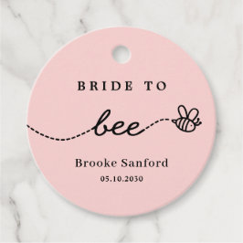 Recuerdos Etiquetas de Favor para Boda de Abejas de Miel par