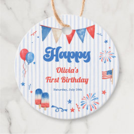 Recuerdos Etiquetas de Favor para Fiesta de Cumpleaños - 4 d