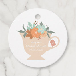 Recuerdos Etiquetas de Favor para Fiesta del Té de Otoño par
