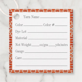 RECUERDOS ETIQUETAS DE HILO PARA PAN DE JENGIBRE DE 2" CUADR