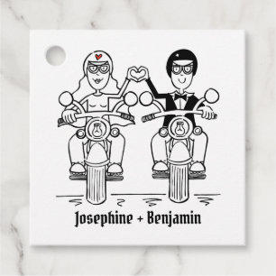 Recuerdos Etiquetas de regalo de boda personalizadas para mo