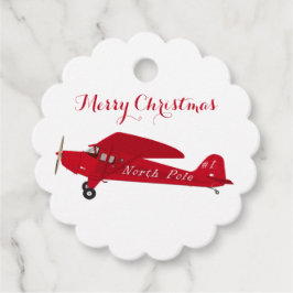 Recuerdos Etiquetas de regalo de navidad de ferry para avión