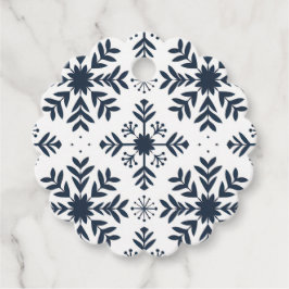 Recuerdos Etiquetas de regalo de Navidad para copos de nieve