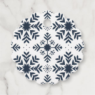 Recuerdos Etiquetas de regalo de Navidad para copos de nieve