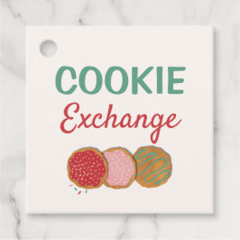 Recuerdos Etiquetas de regalo para intercambio de galletas
