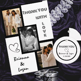 Recuerdos Etiquetas elegantes para el favor de la boda blanc