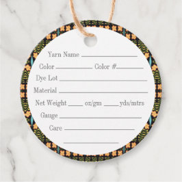 RECUERDOS ETIQUETAS PARA HILO REDONDAS DE 2" NOCTURNE