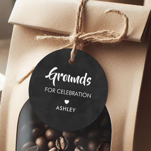 Recuerdos Etiquetas para motivos de celebración, Café, Pizar