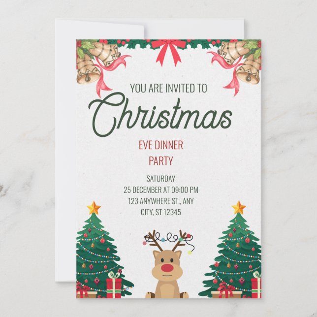 Recuerdos mágicos: Invitación a Navidades jovenes (Anverso)