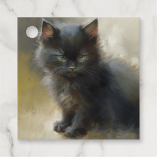 Recuerdos Pequeña Sombra de Etiquetas de Regalo para Gatitos