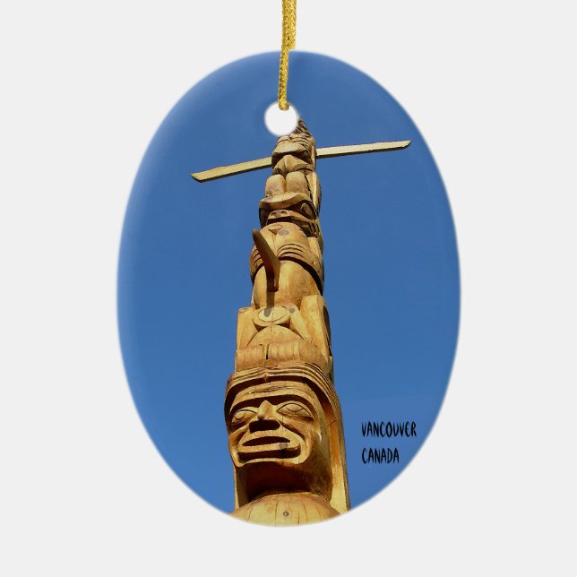 Recuerdos personalizados ornamento de Vancouver (Frente)