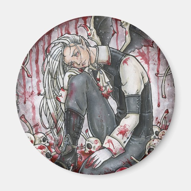 Recuerdos que se desvanecen imán gótico (Frente)