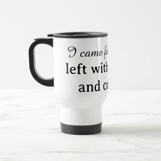 Recuerdos y confusión Taza de viaje (Izquierda)