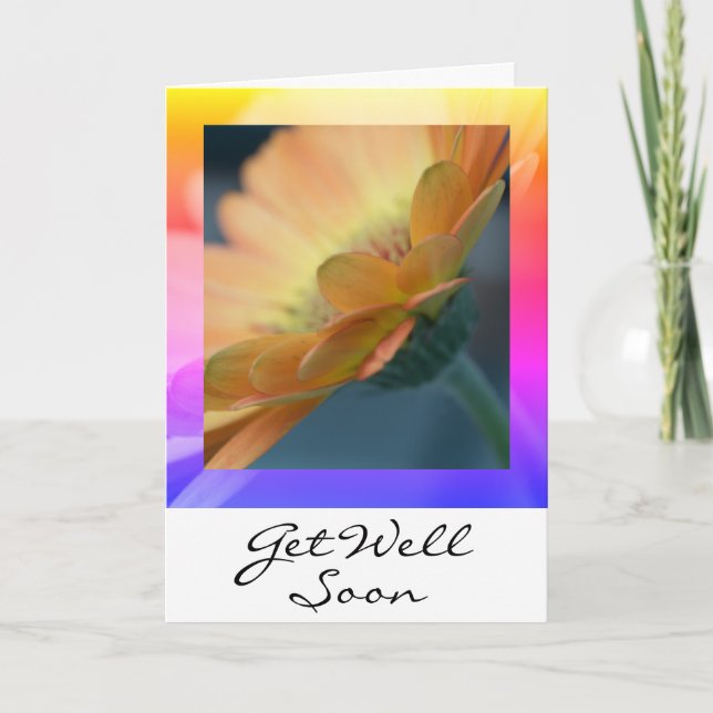 Recuperación en flor: mejor tarjeta pronto (Anverso)