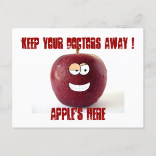 Recupérate pronto tarjeta de médico de manzana div