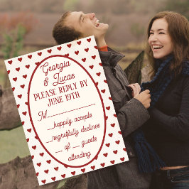 Red Americana novias Boda RSVP