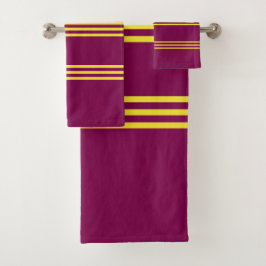 Red and Yellow Towel