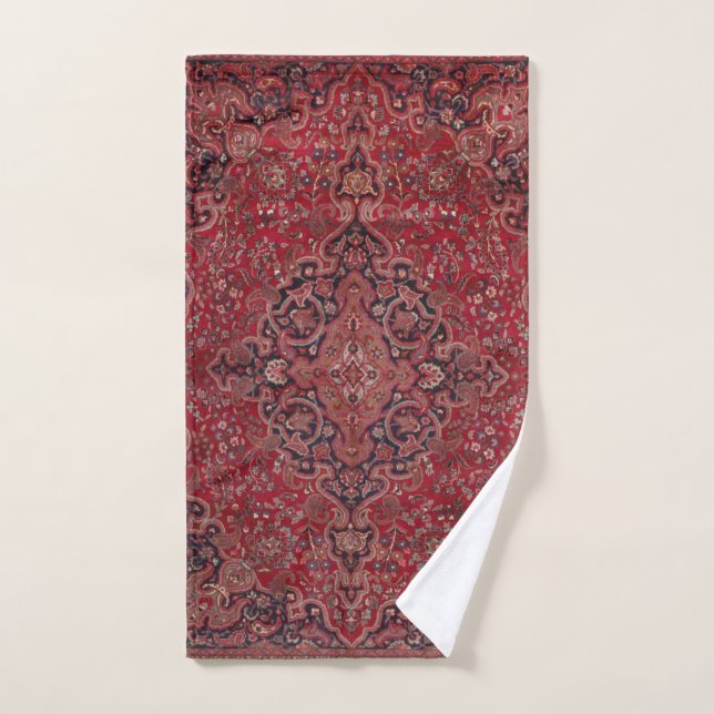  Red Antique Carpet (Toalla de mano)