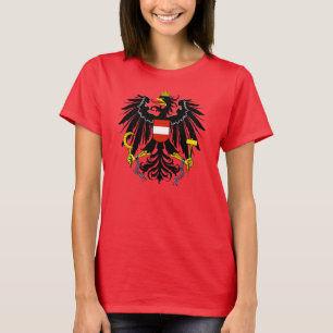 RED Austria Escudo de armas camiseta