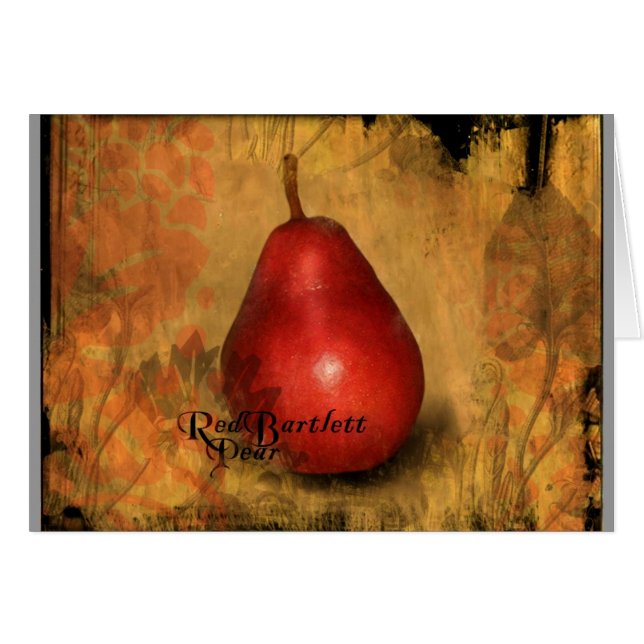 Red Bartlett Pear (Anverso (Horizontal))