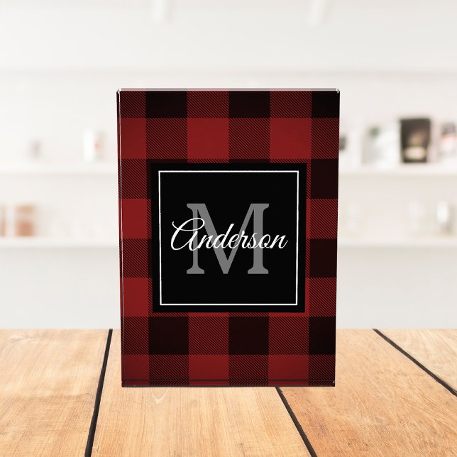 Red Buffalo Plaid | Personal Inicial | Foto de reg (Subido por el creador)