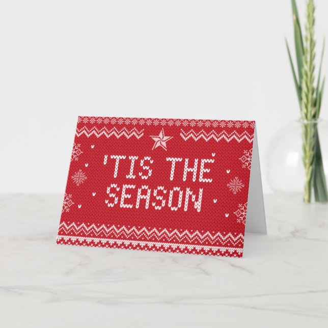 Red cálido 'Esta es la tarjeta de felicitación ple (Anverso)