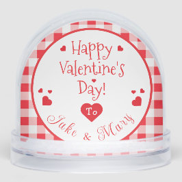 Red Check Red Hearts Valentine's Day PHOTO