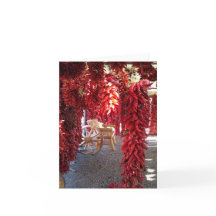 Red Chile Pepper Ristra Tarjeta de agradecimiento