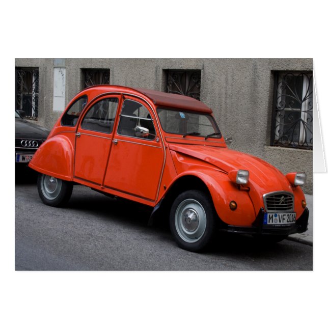 Red Citroën 2CV (Anverso (Horizontal))