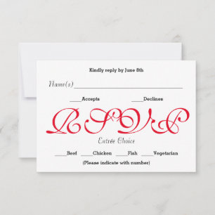 Red de fondo - Tarjeta de respuesta de recepción R