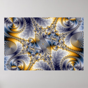 Red del puente - arte del fractal de Mandelbrot