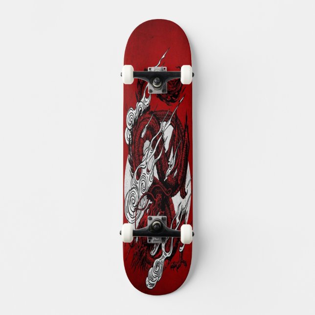 RED DRAGON FIGHTER SKATEBOARD (Anverso)