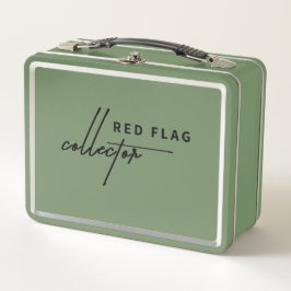 "Red Flag Collector" Lunch Box