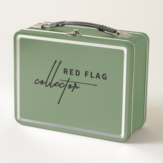 "Red Flag Collector" Lunch Box (Anverso)