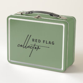 "Red Flag Collector" Lunch Box