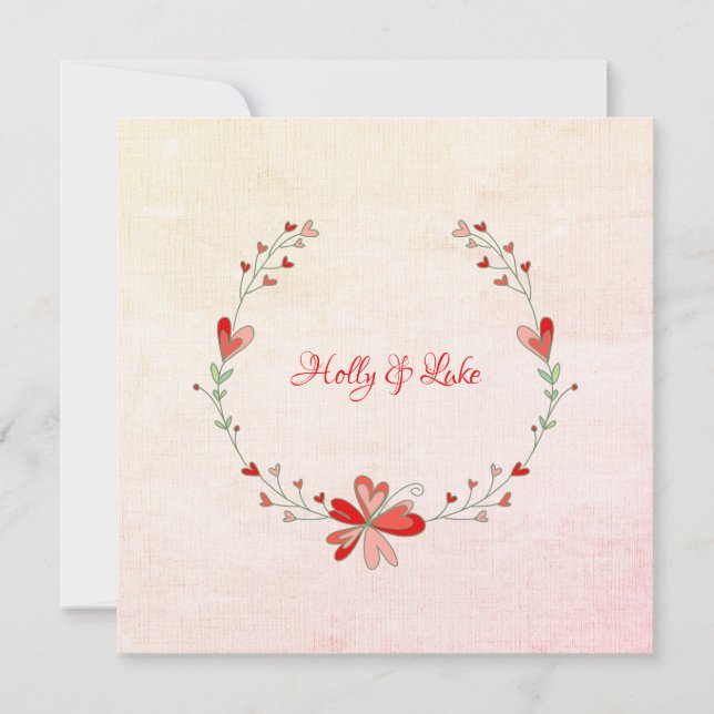 Red Floral Design for a Spring Outdoor Event (Anverso)