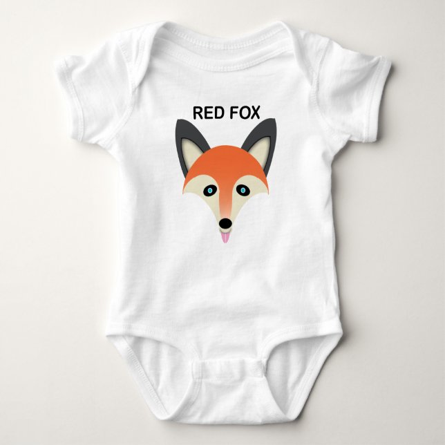 Red Fox - Baby Jersey Bodysuit (Anverso)
