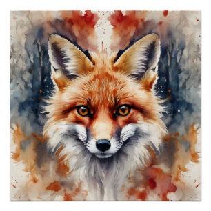 Red Fox no 1 Poster brillante