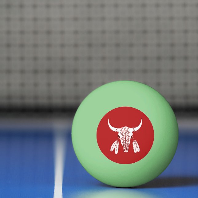 Red Ghost Dance Buffalo gg 1 estrella bola de ping (Neto)