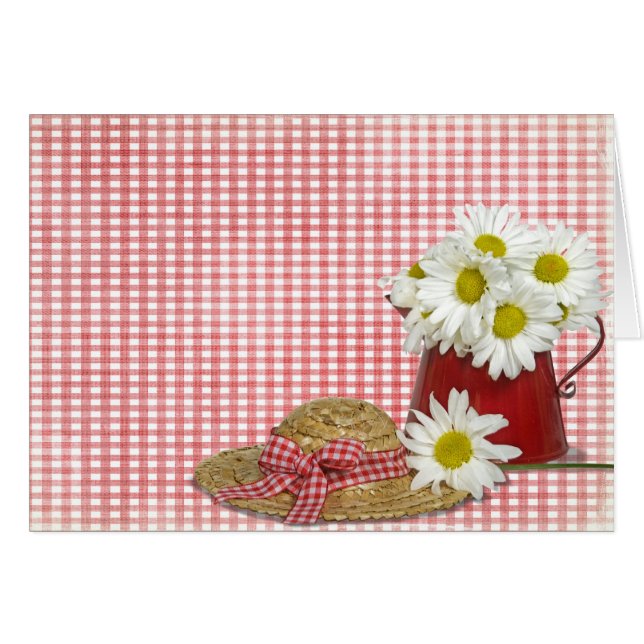 Red Gingham (Anverso (Horizontal))