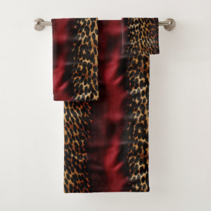Red Gold Faux Southwest Cowgirl Piel de vaca