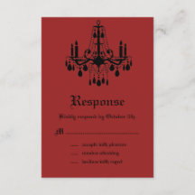 Red Gothic RSVP