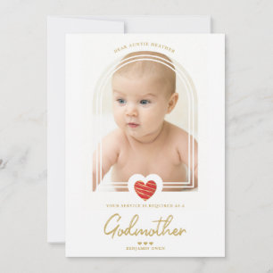 Red Heart Golden Fake Effect Godmother