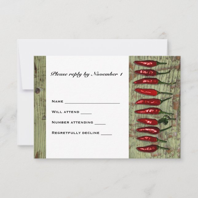 Red Hot Chili Peppers Wood Look RSVP (Anverso)