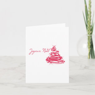 Red Joyeux Noël con árbol de Navidad