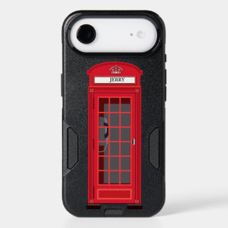 Red London Phone Booth Iphone 17 Air Case