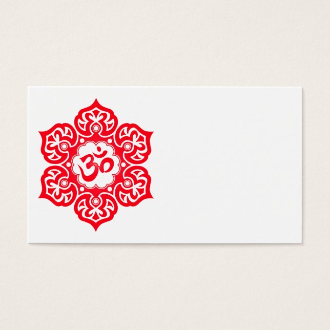 Red Lotus Flower Om (Frente)