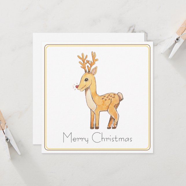 Red Nose Reindeer  (Anverso/Reverso In Situ)